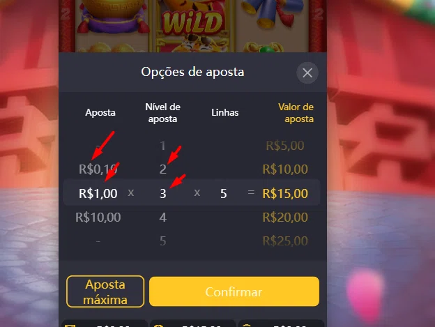 Fortune Tiger Disponiveis Nivel de Aposta