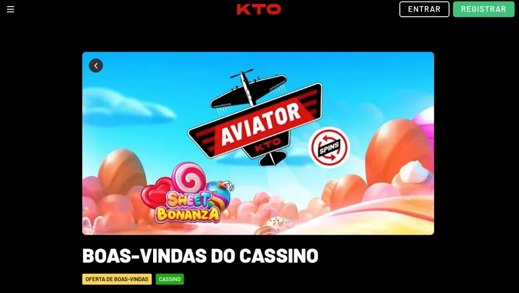 KTO Boas-vindas do cassino