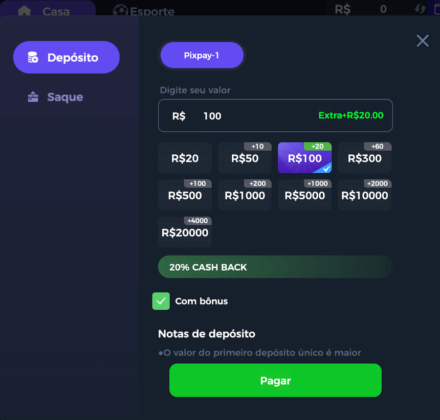 brabet deposito