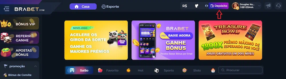 brabet depósito