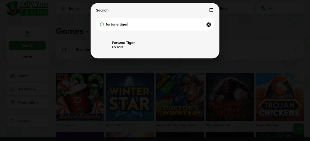 fortune tiger allwin