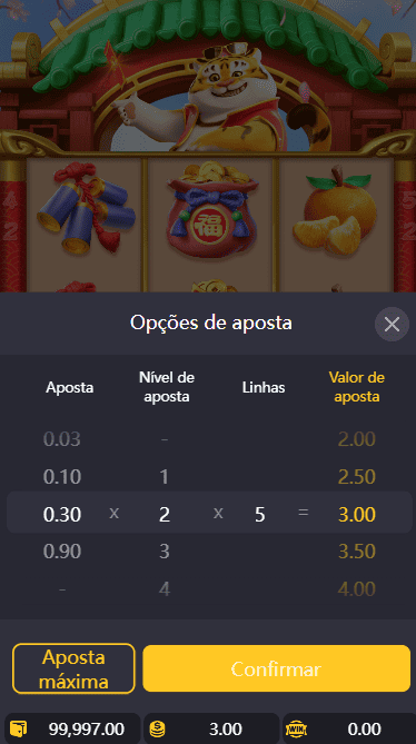 Fortune Tiger opções de aposta