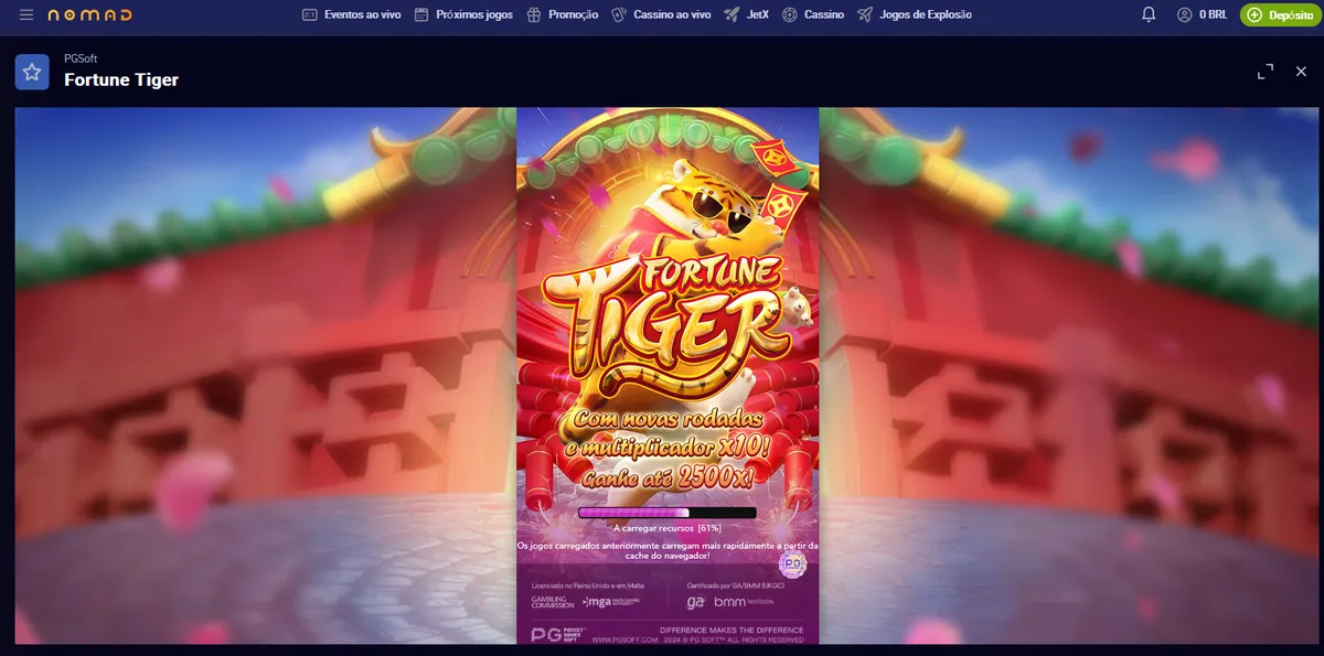 Fortune Tiger Abertura do Jogo